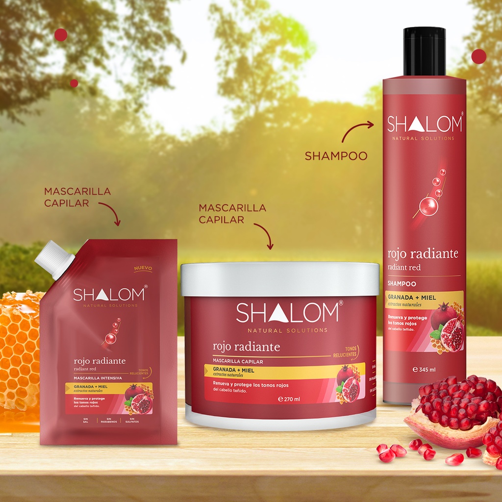 SHAMPOO ROJO RADIANTE 345 ML / 11.5 FL OZ