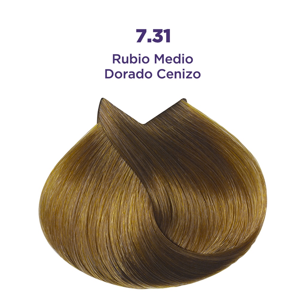 7.31 RUBIO MEDIO DORADO CENIZO 90G