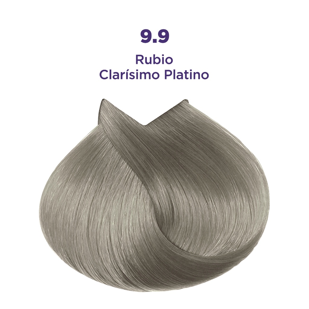 9.9 RUBIO CLARÍSIMO PLATINO 90G