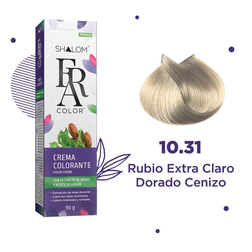 10.31 RUBIO EXTRA CLARO DORADO CENIZO 90G