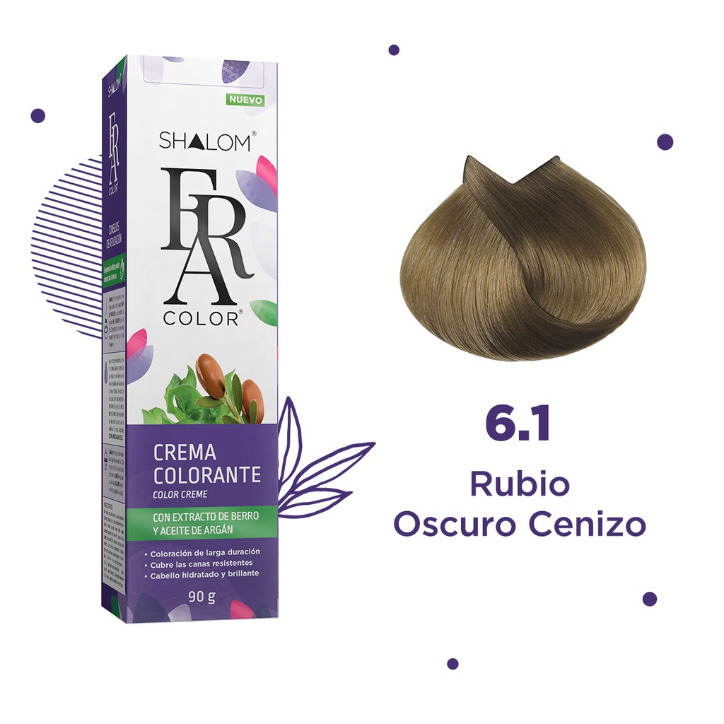 6.1 RUBIO OSCURO CENIZO 90G                                           