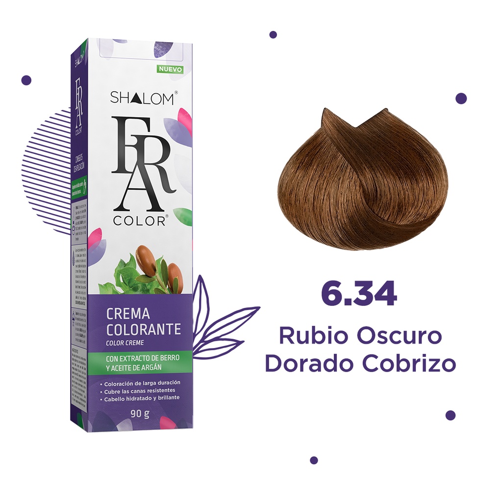 6.34 RUBIO OSCURO DORADO COBRIZO 90G                                  