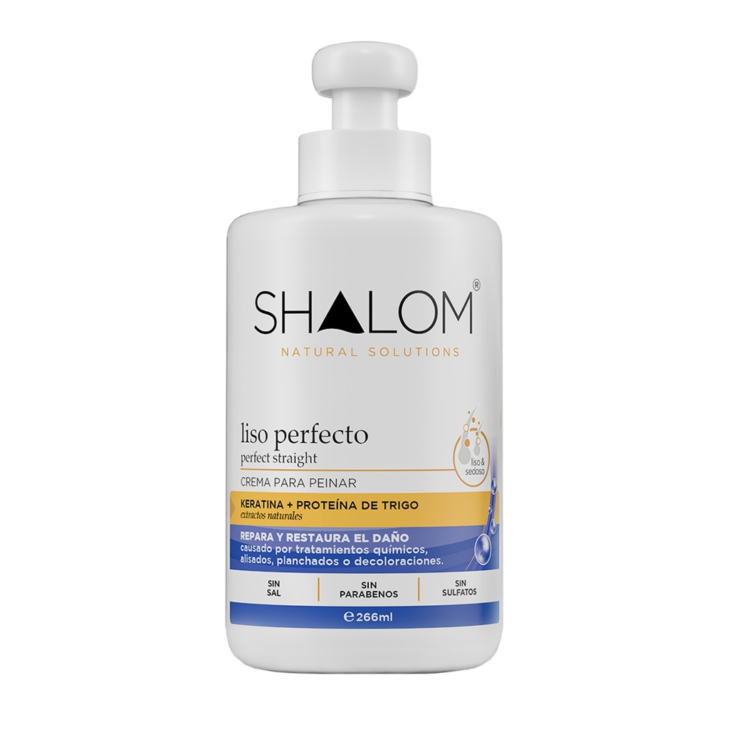 CREMA PARA PEINAR LISO PERFECTO KERATINA 266 ML (9 FL OZ)