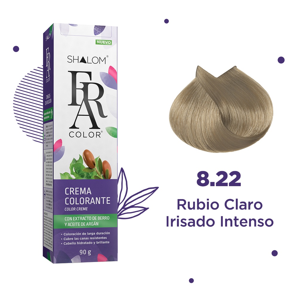 8.22 RUBIO CLARO IRISADO INTENSO 90G