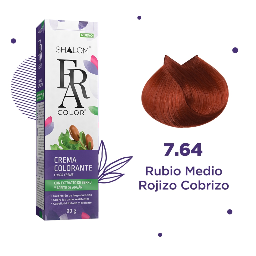 7.64 RUBIO MEDIO ROJIZO COBRIZO 90G