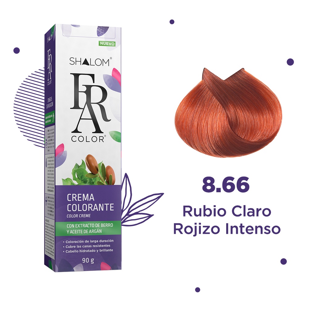 8.66 RUBIO CLARO ROJIZO INTENSO 90G