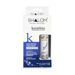[SHALOM034] AMPOLLA KERATINA TWIN PACK 44 ML (1.50 FL OZ)