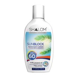 [SHALOM047] CREMA BLOQUEADORA SUNBLOCK SPF-60 120 ML (4 FL OZ)