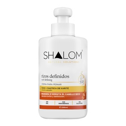 [SHALOM075] CREMA PARA PEINAR RIZOS DEFINIDOS COCO 266 ML (9 FL OZ)