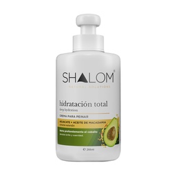 [SHALOM163] CREMA PARA PEINAR HIDRATACIÓN AGUACATE 266 ML (9 FL OZ)