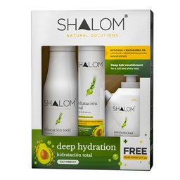 [SHALOMPACK027] PACK LÍNEA COMPLETA HIDRATACIÓN AGUACATE