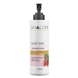 [SHALOM187] TRATAMIENTO TOTAL ONE ARGÁN + ROSA 180 ML